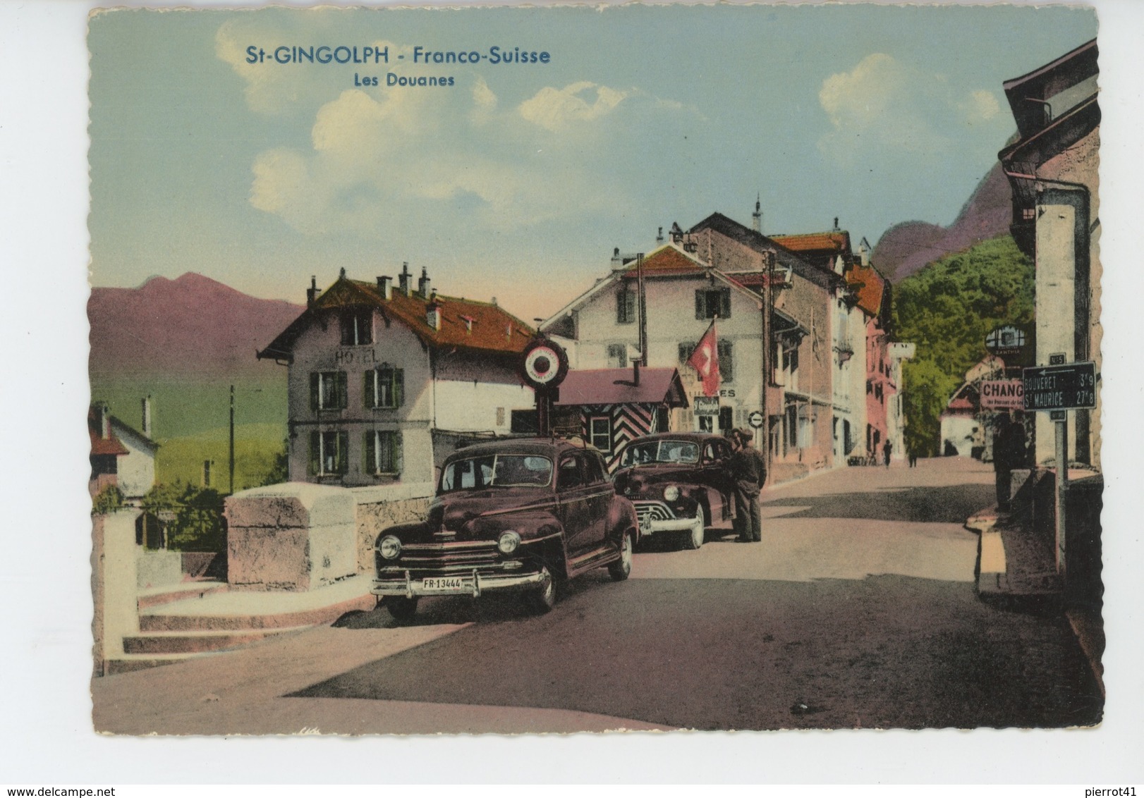 SAINT GINGOLPH - La Douane Franco-Suisse - Autres & Non Classés