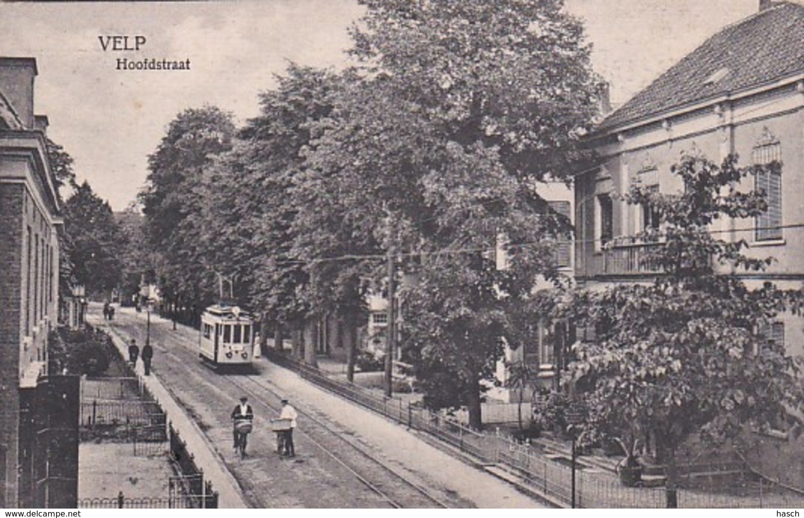 2603157Velp, Hoofdstraat Met Tram. (zie Hoeken En Randen) - Velp / Rozendaal