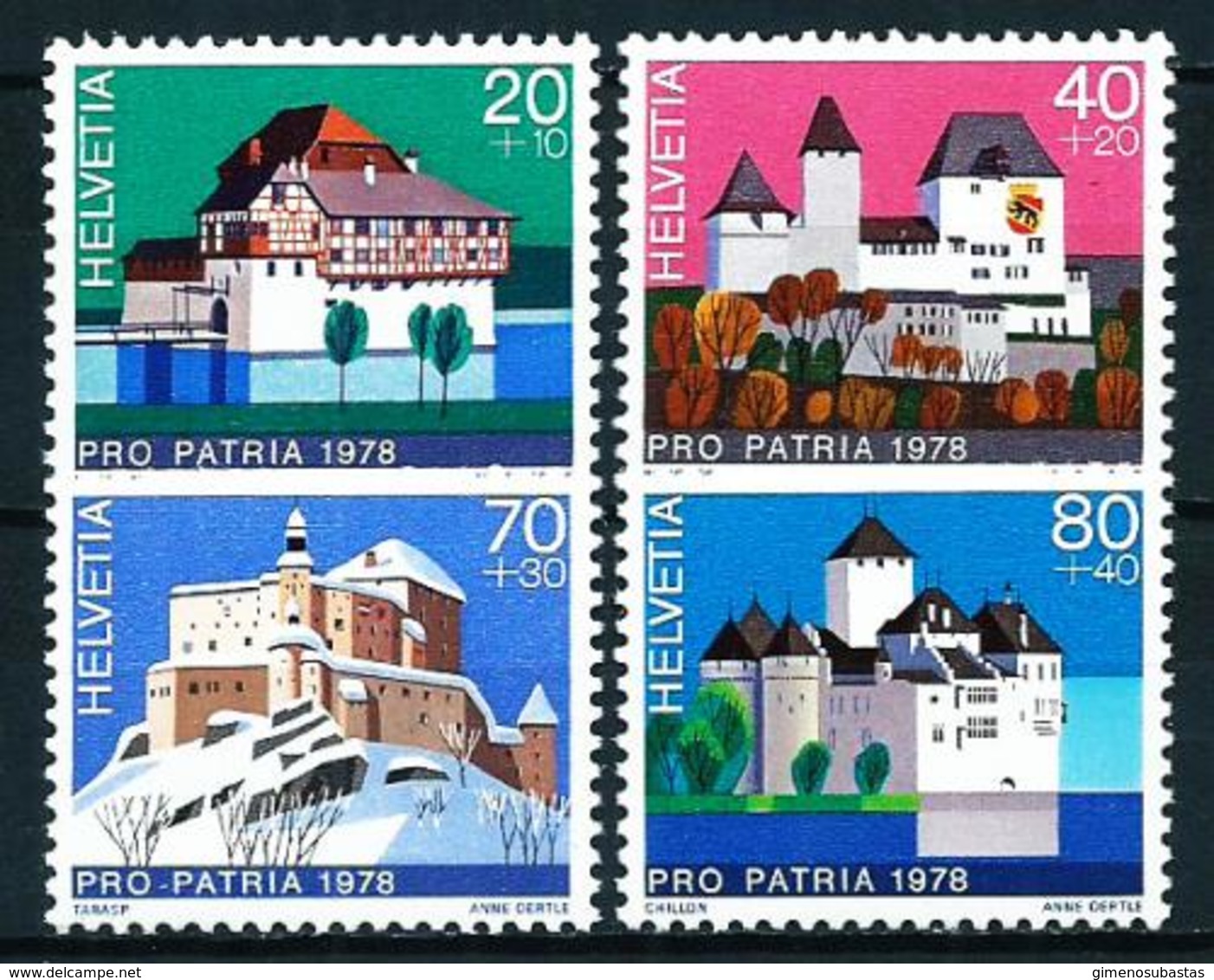 Suiza Nº 1060/3 Nuevo - Unused Stamps