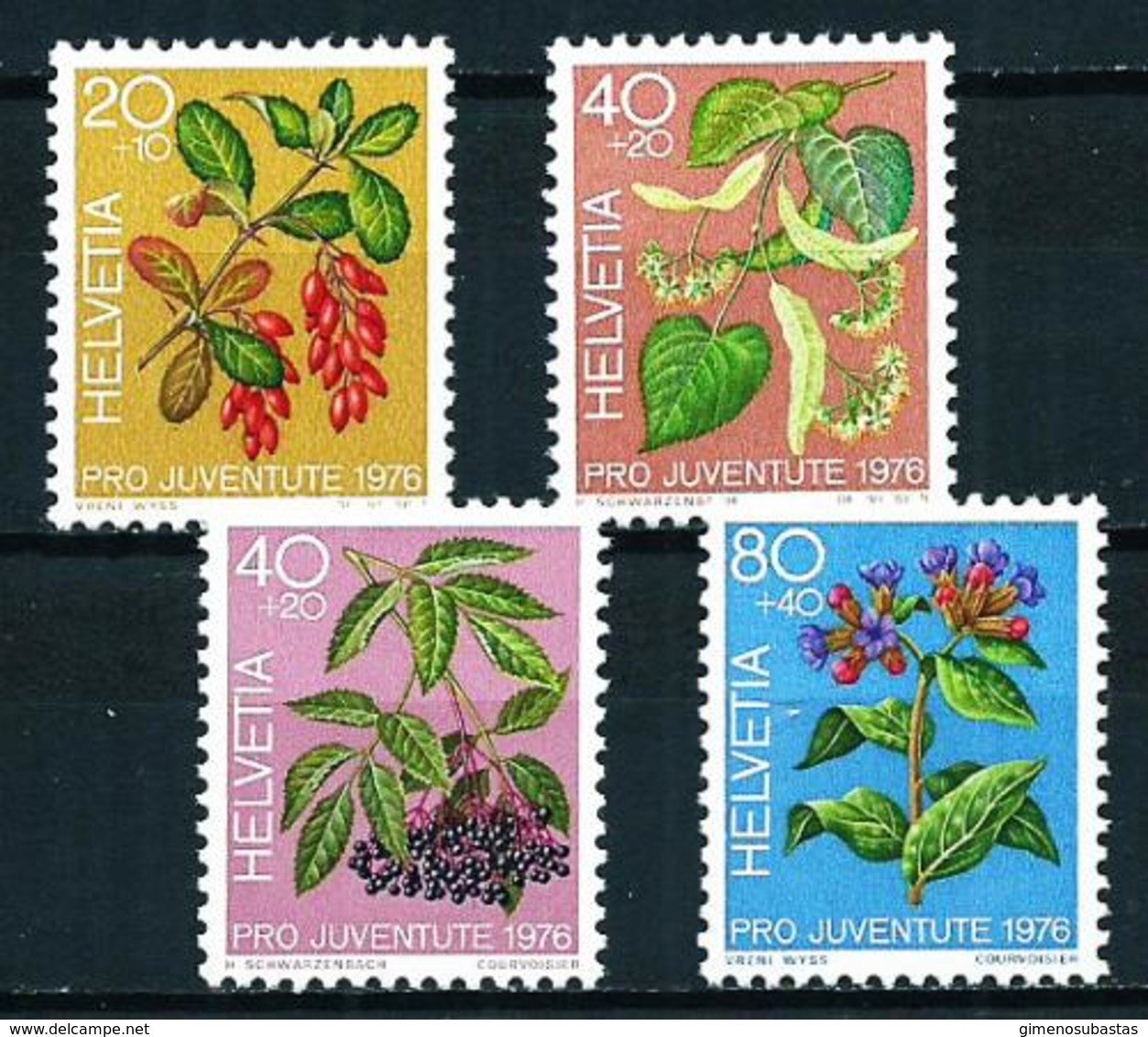 Suiza Nº 1013/16 Nuevo - Unused Stamps