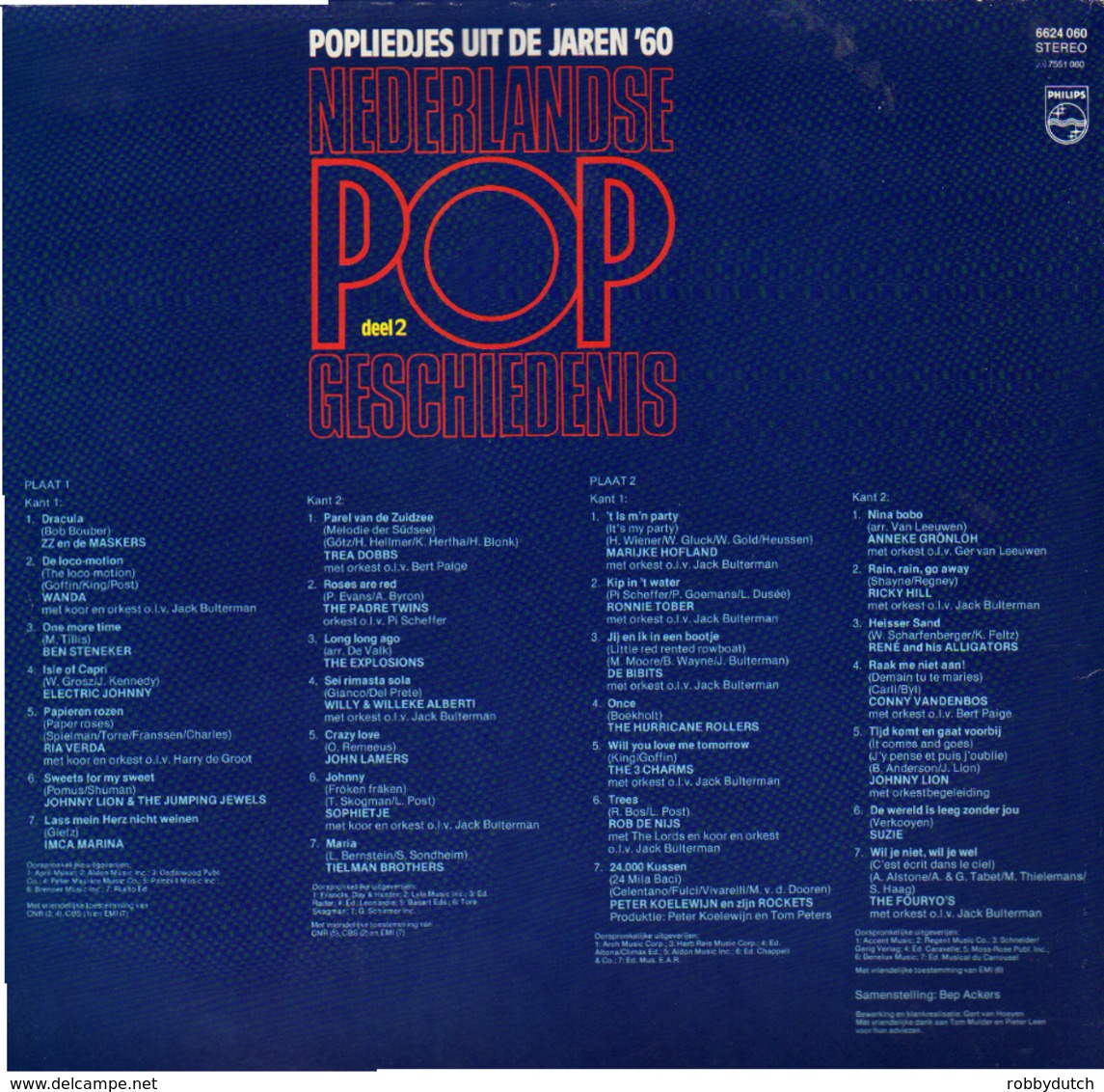 * 2LP *  NEDERLANDSE POPGESCHIEDENID DEEL 2 - Hit-Compilations