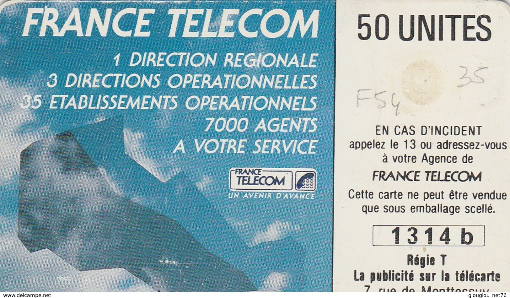 TELECARTE 50..  FRANCE TELECOM CONSTRUITLA COMMUNICATION DE DEMAIN.... - 50 Unités   