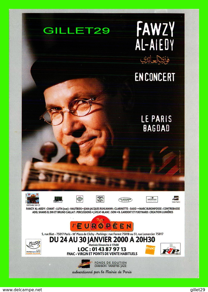 SÉRIES TV - " FAWZY AL-AIEDY" - EN CONCERT - LE PARIS BAGDAD EN 2000 - - Séries TV