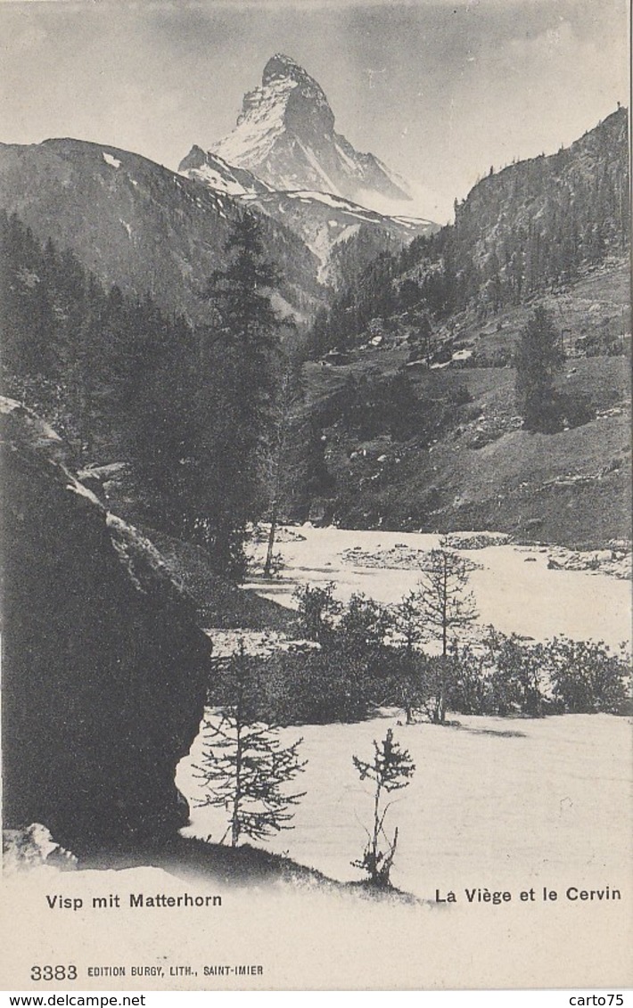 Suisse - Visp Viège - La Viège Et Le Cervin - Matterhorn - Viège