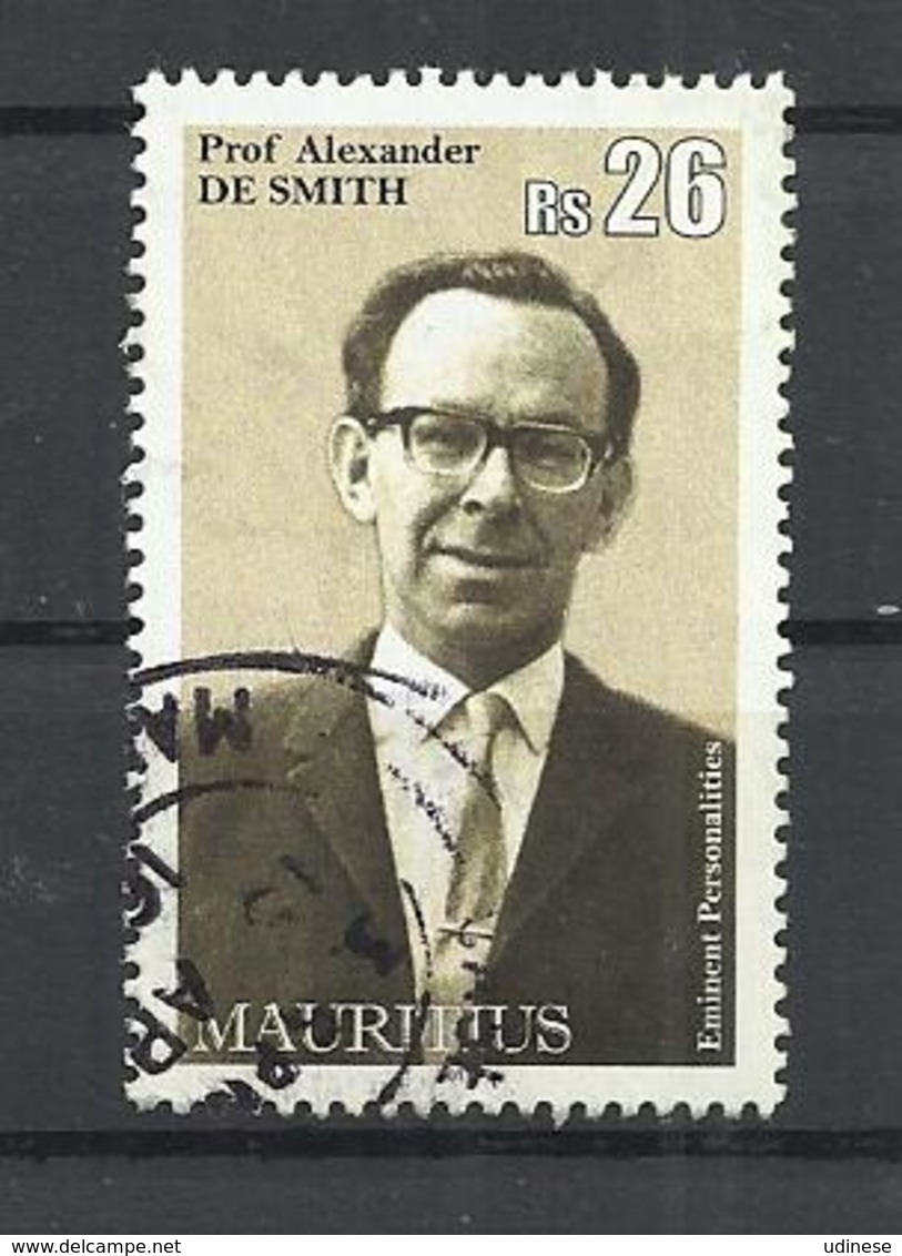 MAURITIUS 2013 - PROF. ALEXANDER DE SMITH - POSTALLY USED OBLITERE GESTEMPELT USADO - Maurice (1968-...)