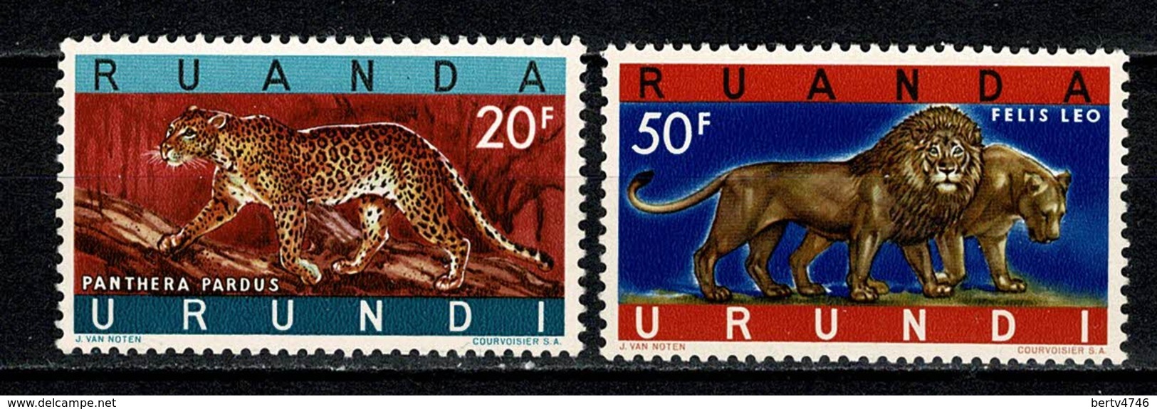 Ruanda Urundi 1961 OBP/COB 216A/216B** MNH - Neufs