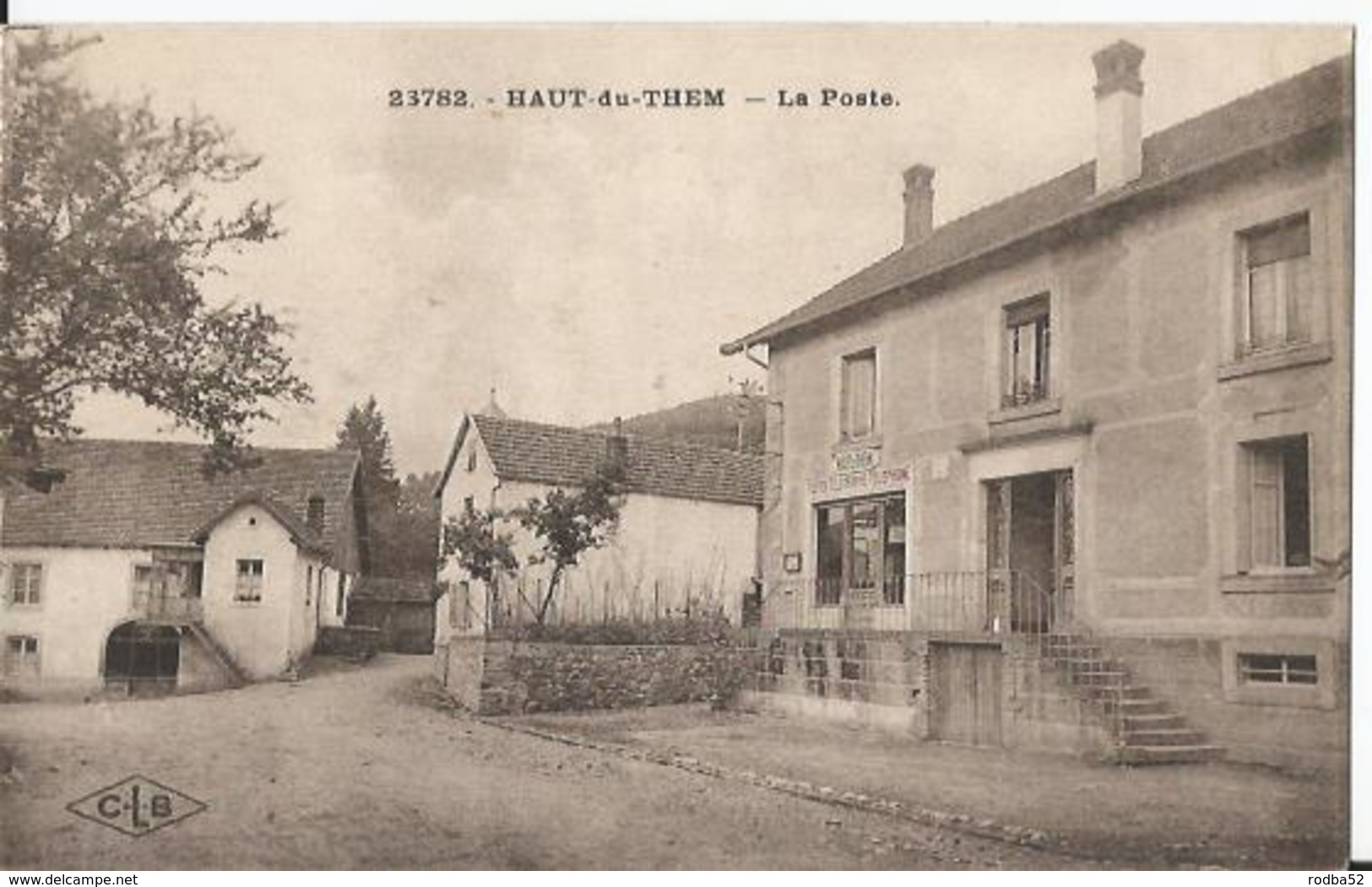 CPA - 70 - Haute Saône - Le Haut Du Them - La Poste - Autres & Non Classés