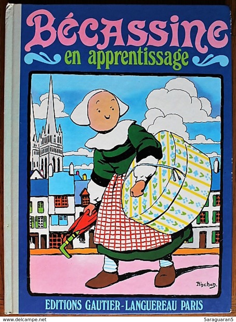 BD BECASSINE - 5 - Bécassine En Apprentissage - Rééd. 1986 - Bécassine