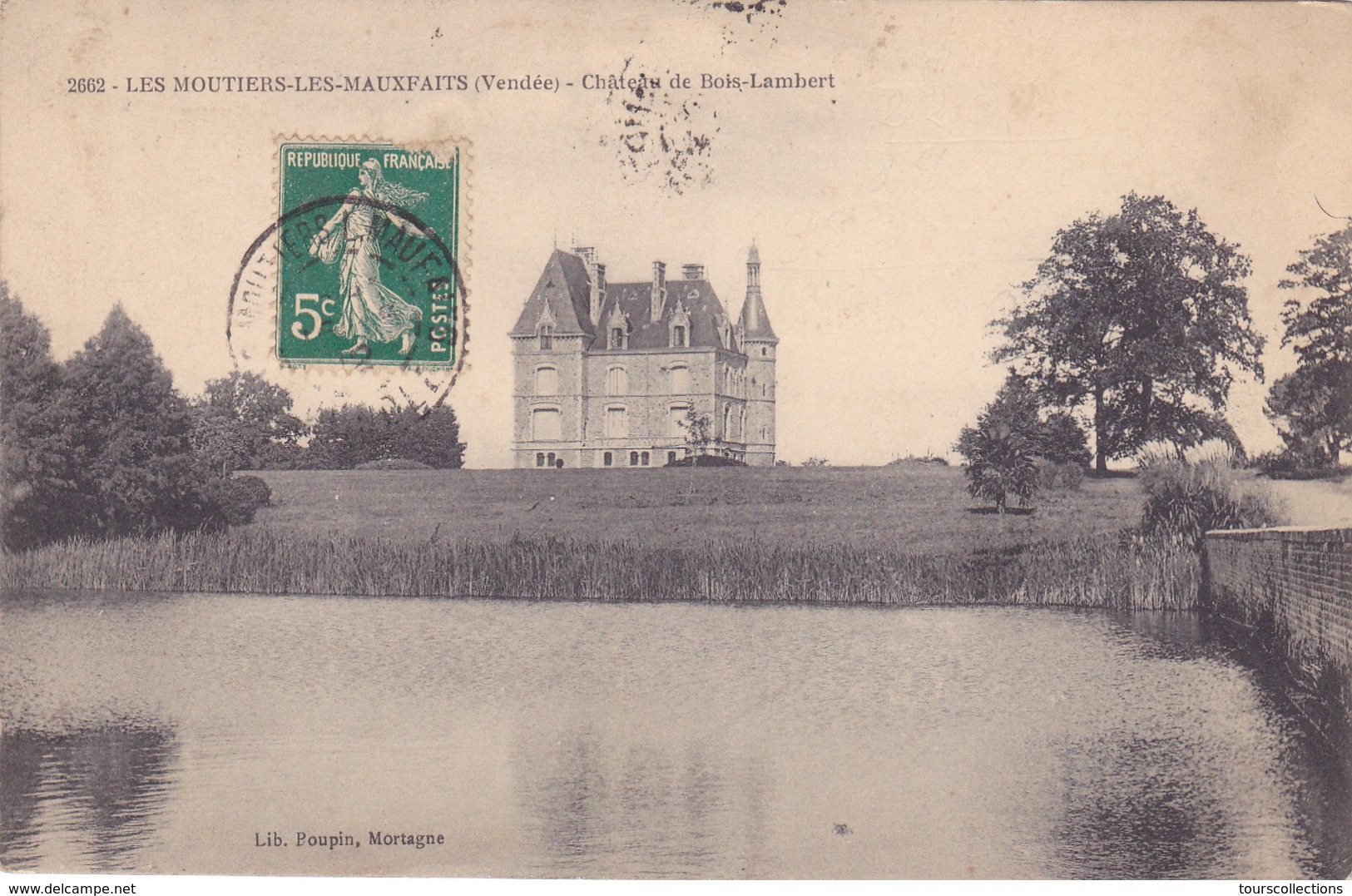 CPA 85 @ MOUTIERS LES MAUXFAITS - Château De Bois Lambert En 1912 - Moutiers Les Mauxfaits