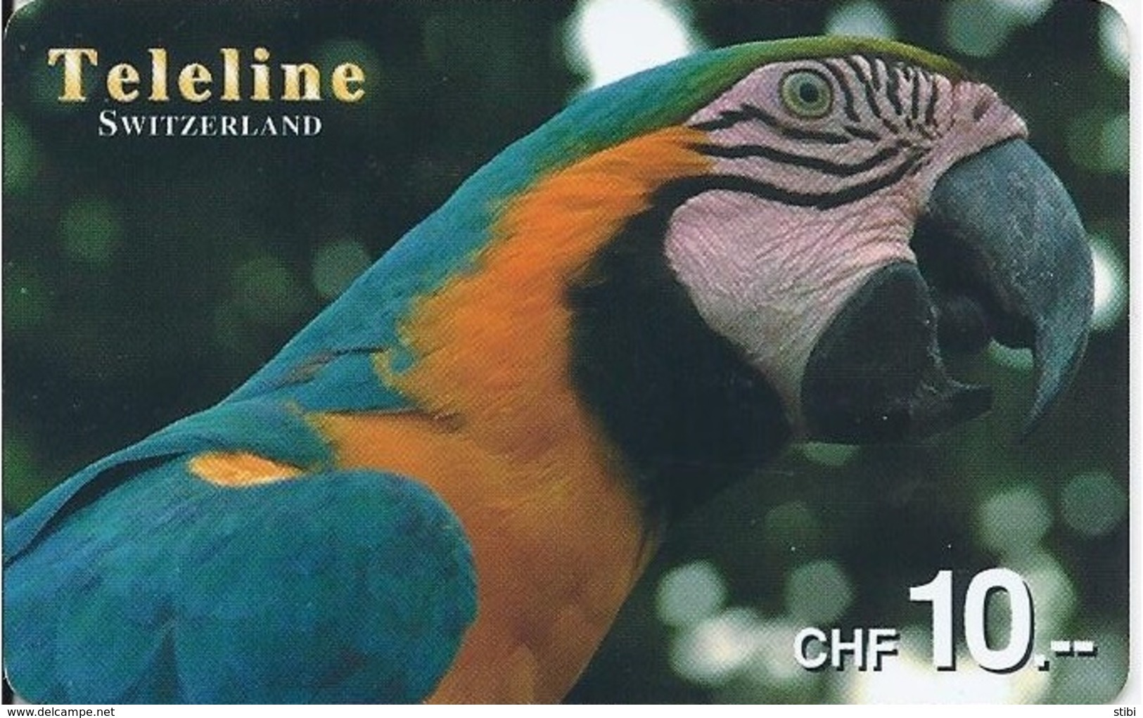 SWITZERLAND - TELELINE - PARROT - Schweiz