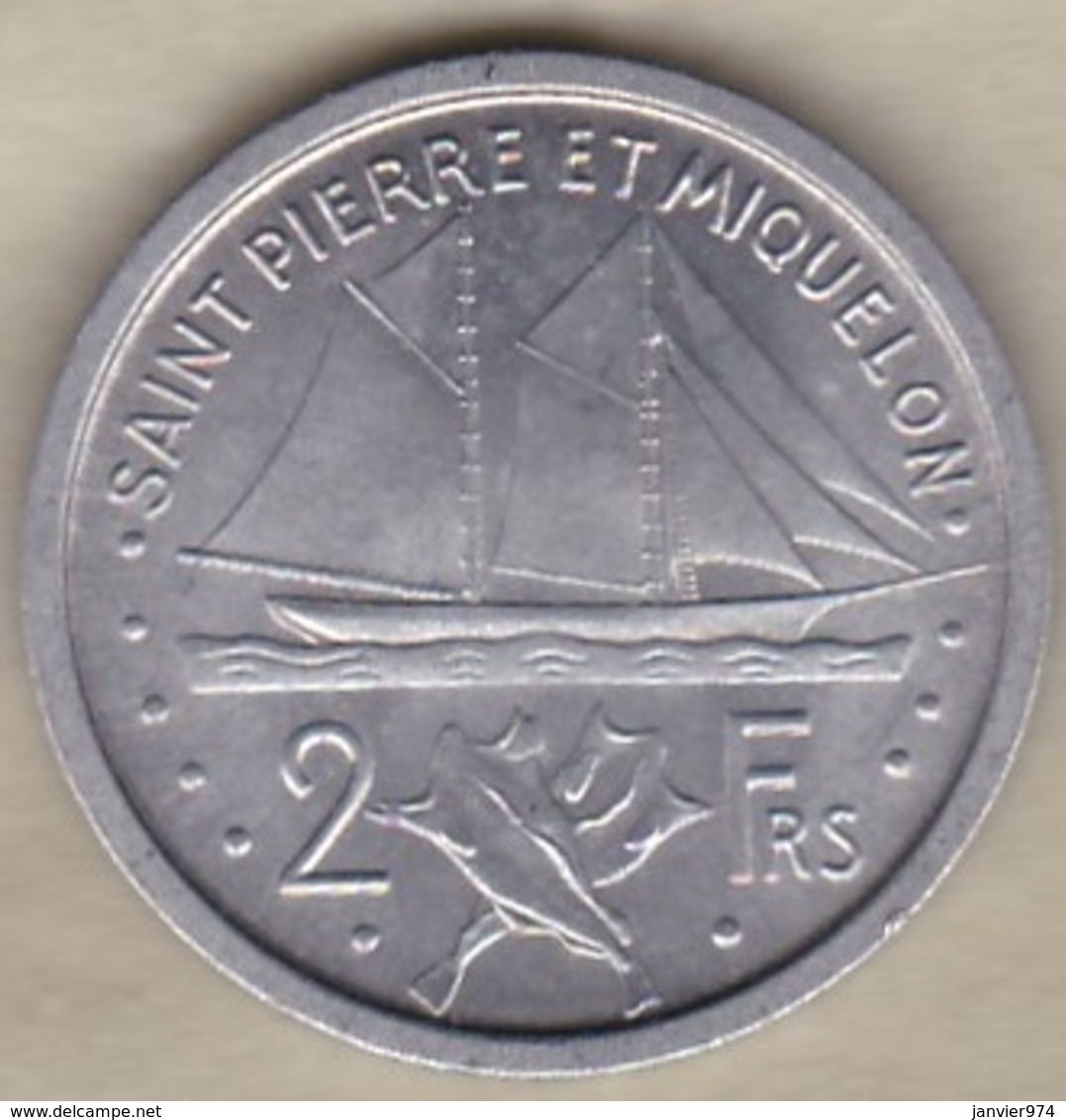 Saint Pierre Et Miquelon – Union Française. 2 Francs 1948 , Aluminium - Autres & Non Classés