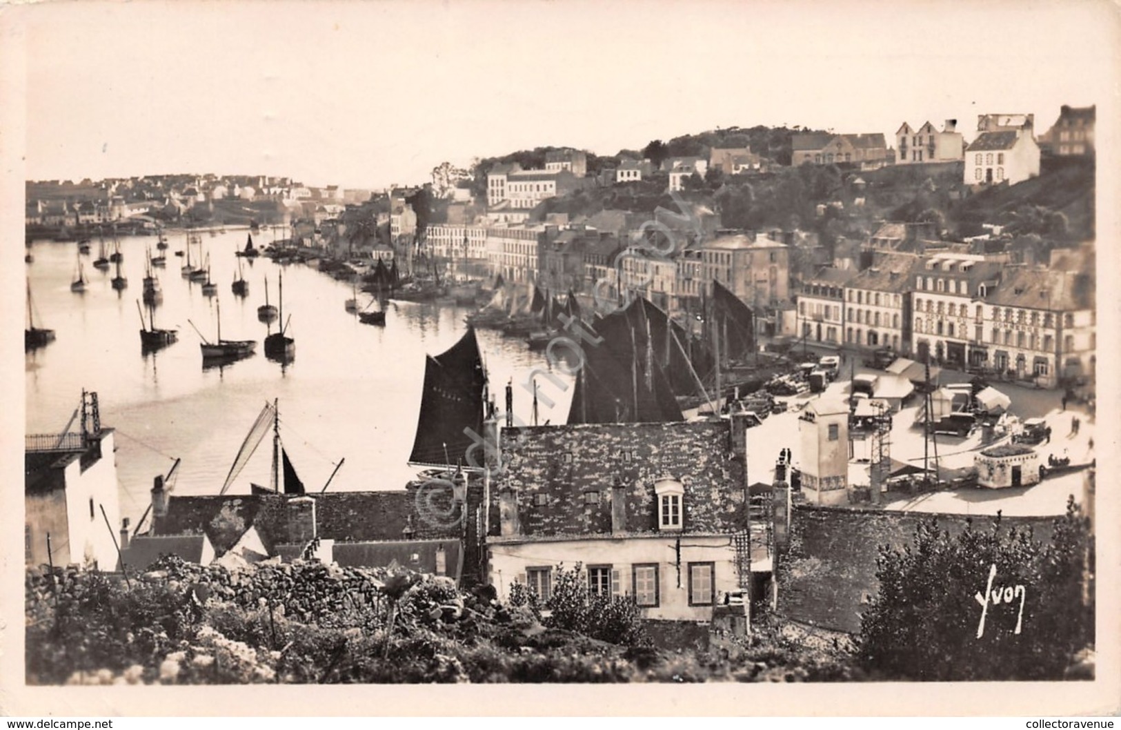 Cartolina Audierne Finistere Vue Panoramaique 1965 - Non Classificati