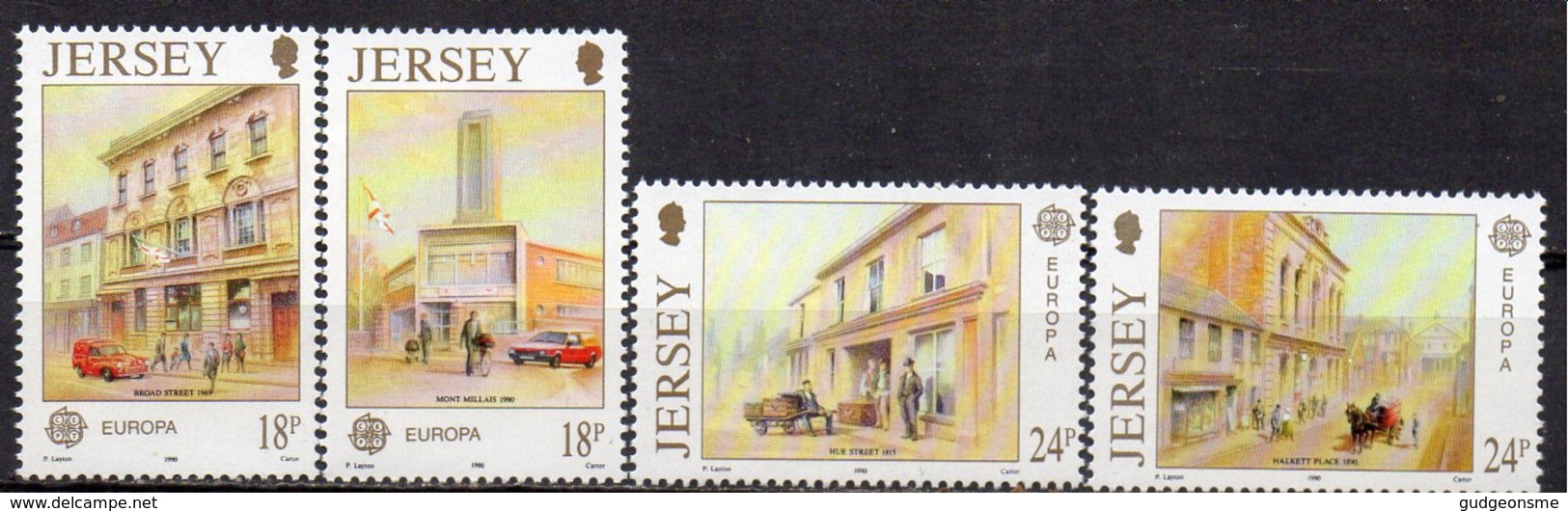 1990 Europa Buildings Set MNH - Jersey