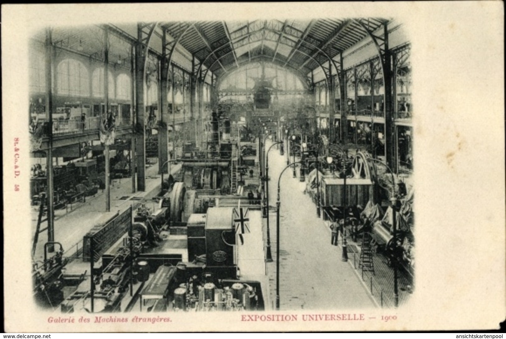 Cp Paris, Galerie Des Machines étrangères - Autres & Non Classés