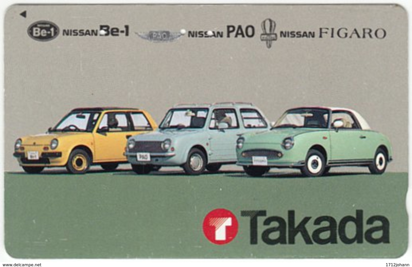 JAPAN H-693 Magnetic NTT [110-011] - Traffic, Car, Oldsmobile - Used - Giappone