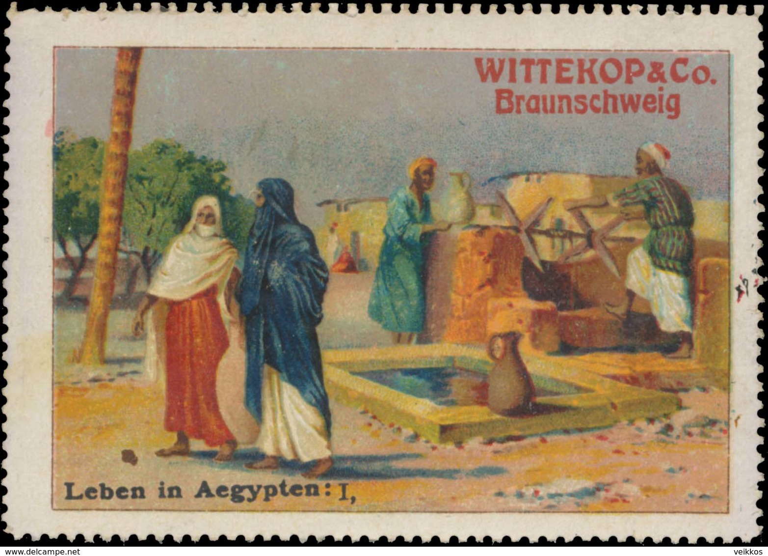 Braunschweig: Leben In Ägypten I Reklamemarke - Erinnophilie