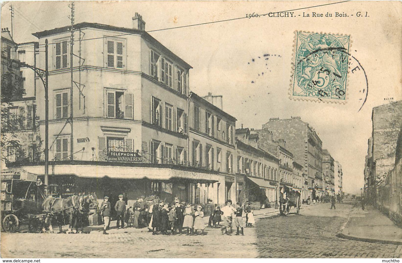 Dep - 92 - CLICHY La Rue Du Bois - Clichy
