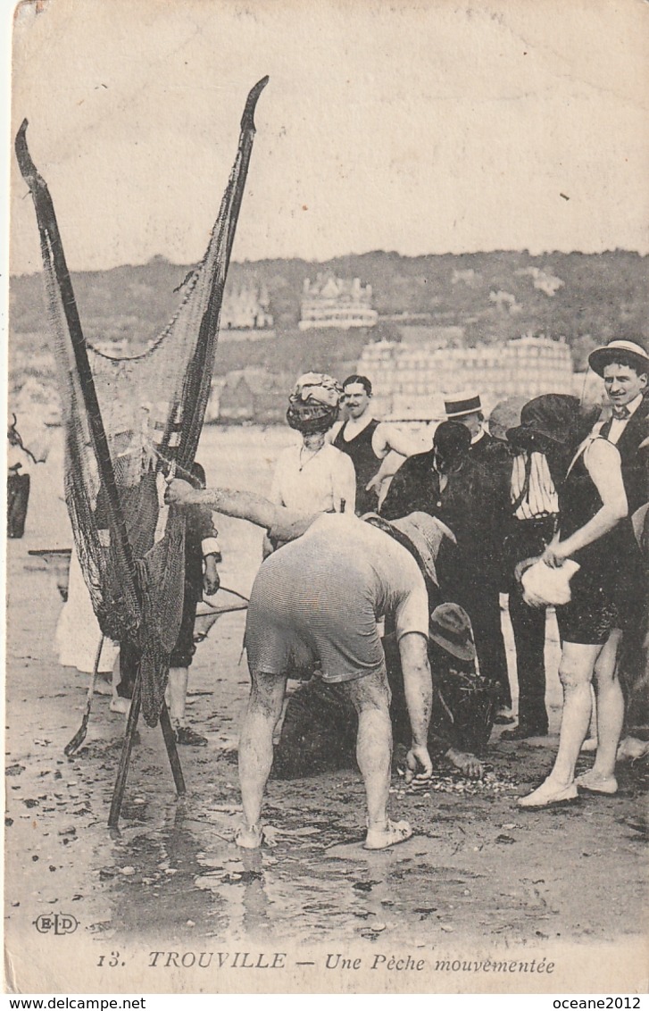 14 Trouville.  Une Pêche Mouvementée - Trouville