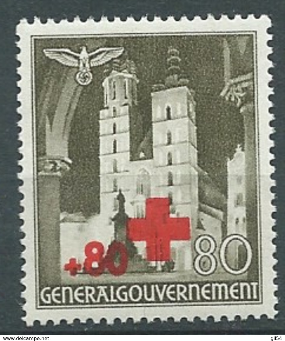 Pologne  Gouvernement Général - Yvert N° 71 *  -  Bce 19103 - Generalregierung