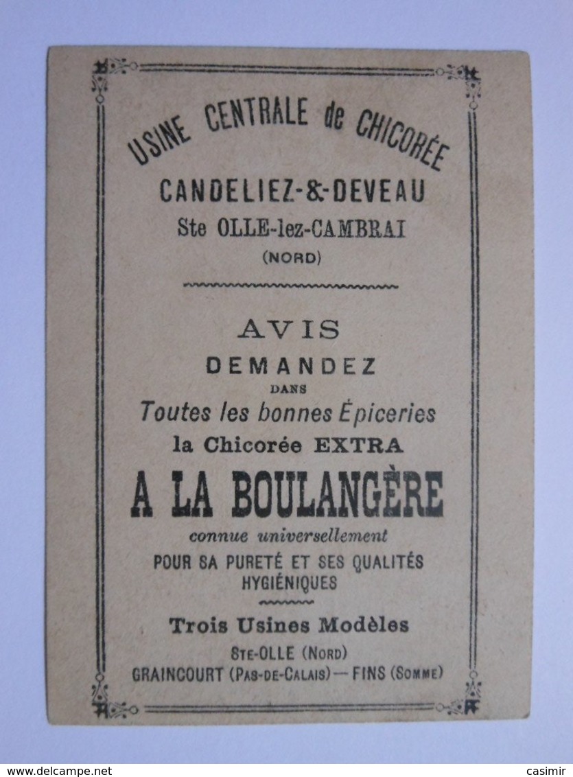 B0066e - Chromo Chicorée - 3 N'AYANT PAS TROUVÉ D'ASILE - CANDELIEZ DEVEAU - Ste Olle Lez Cambrai Nord - Autres & Non Classés