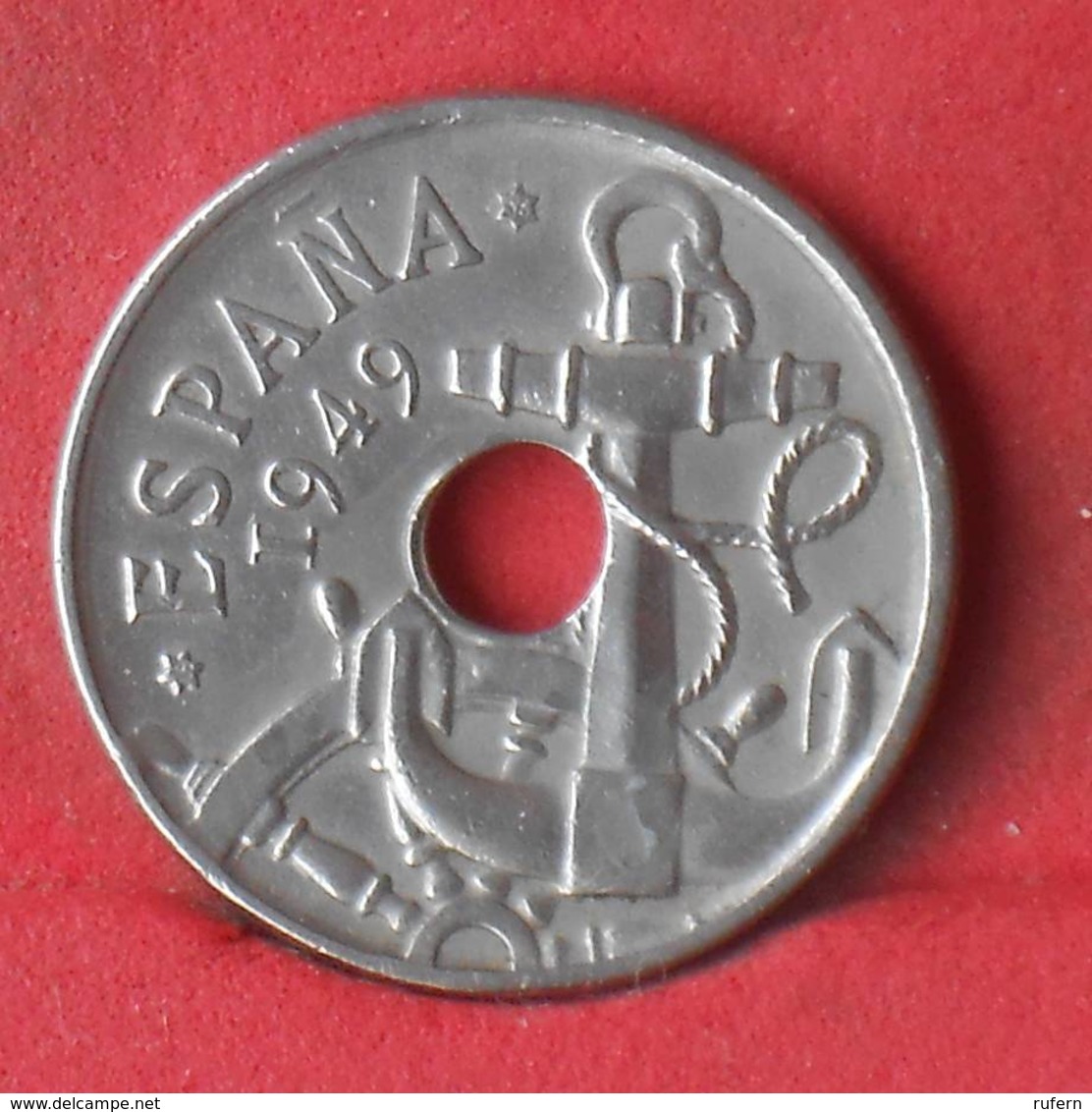 SPAIN 50 CENTIMOS 1949-56 -    KM# 777 - (Nº28634) - 50 Centesimi