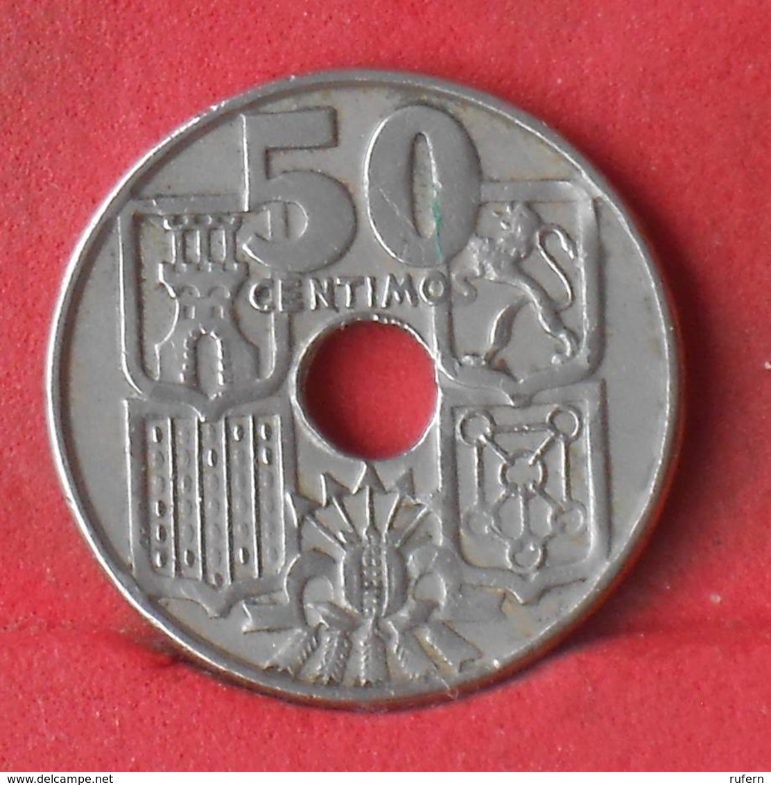 SPAIN 50 CENTIMOS 1949-56 -    KM# 777 - (Nº28634) - 50 Centesimi