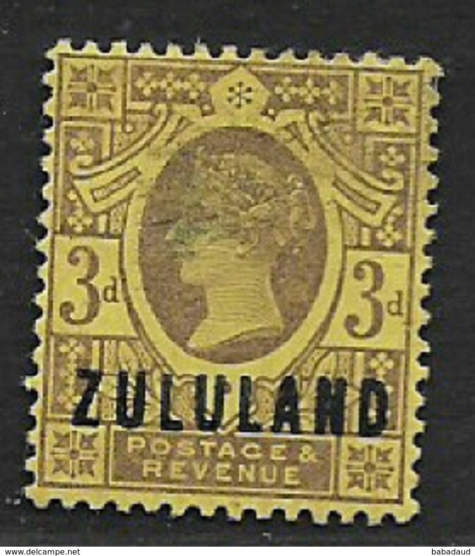 South Africa,   Zululand, 1888, 3d, MH* - Zoulouland (1888-1902)