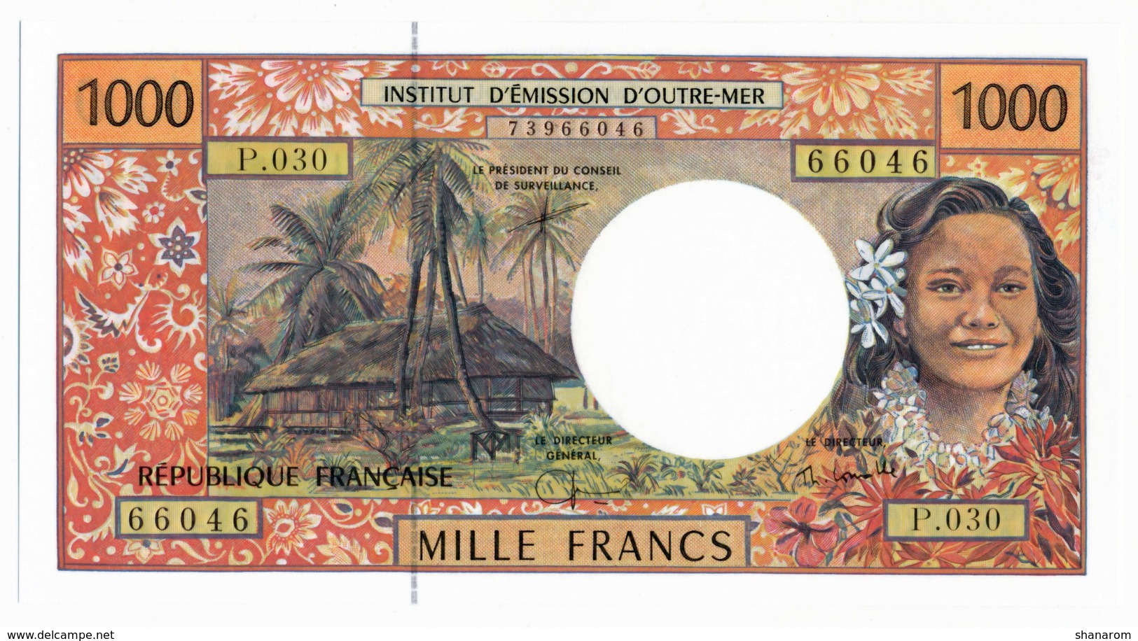 INSTITUT D'EMISSION D'OUTRE MER // Mille Francs // UNC - Autres - Océanie