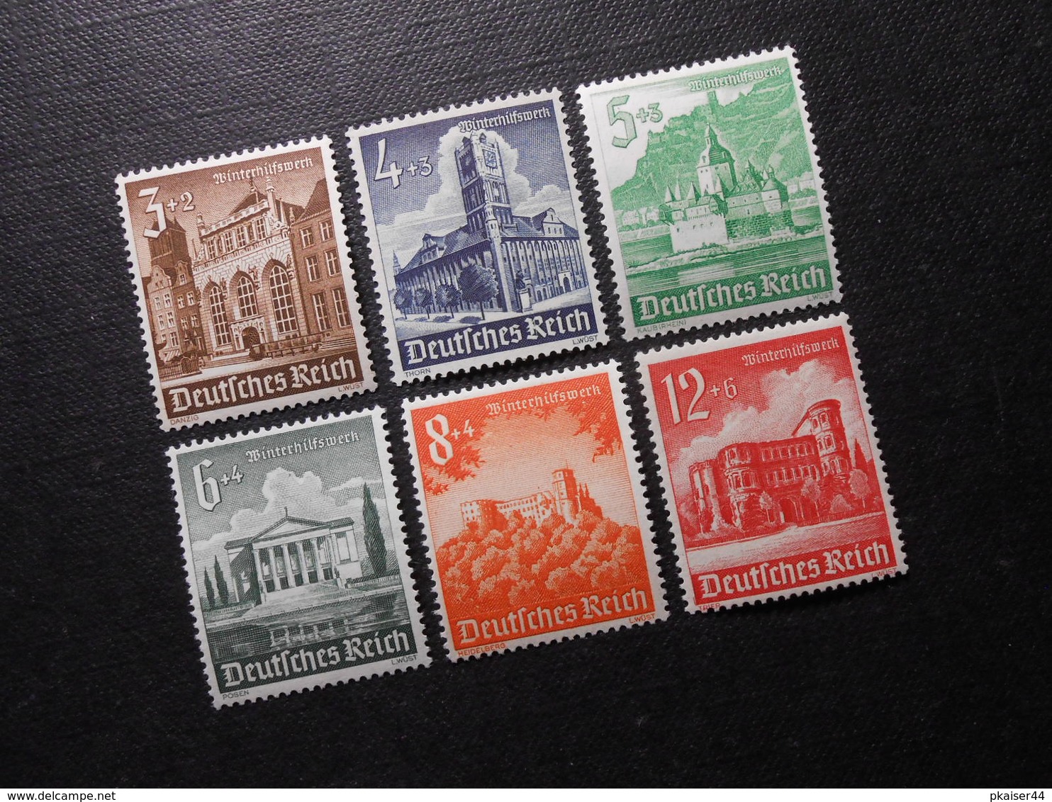 D.R.Mi 751-756**MNH - 1940 - Mi 15,30 € - Unused Stamps