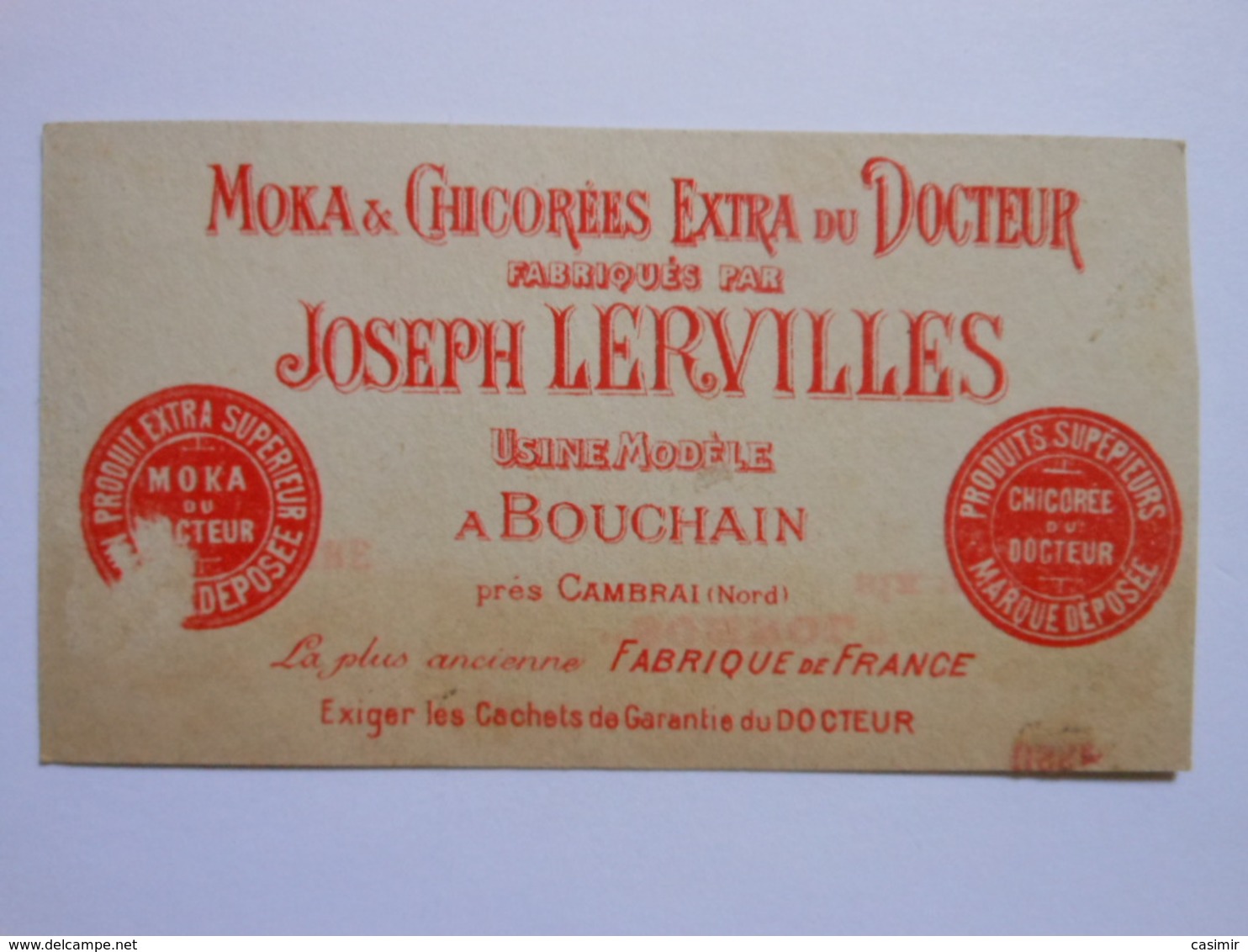 B0067c - Chromo Moka Chicorée Extra Du Docteur - Jeu COURSE EN SAC - JOSEPH LERVILLES à BOUCHAIN Nord - Autres & Non Classés