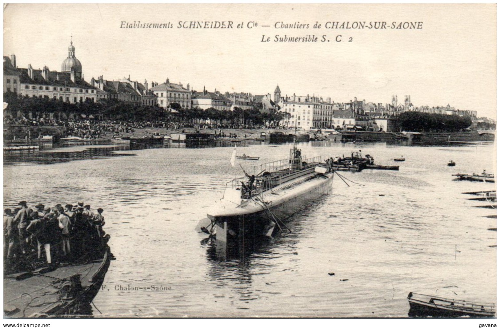 71 CHALON-sur-SAONE - Etablissements Schneider Et Cie - Le Submersible - Chalon Sur Saone