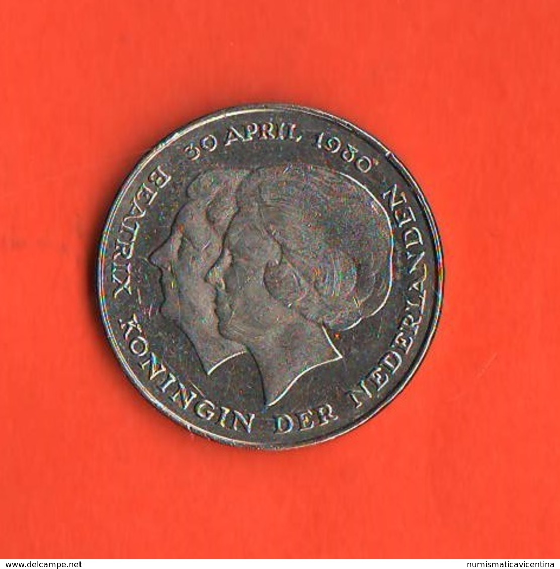 Olanda Pays-Bas Holland One Gulden 1980 - 1980-2001 : Beatrix