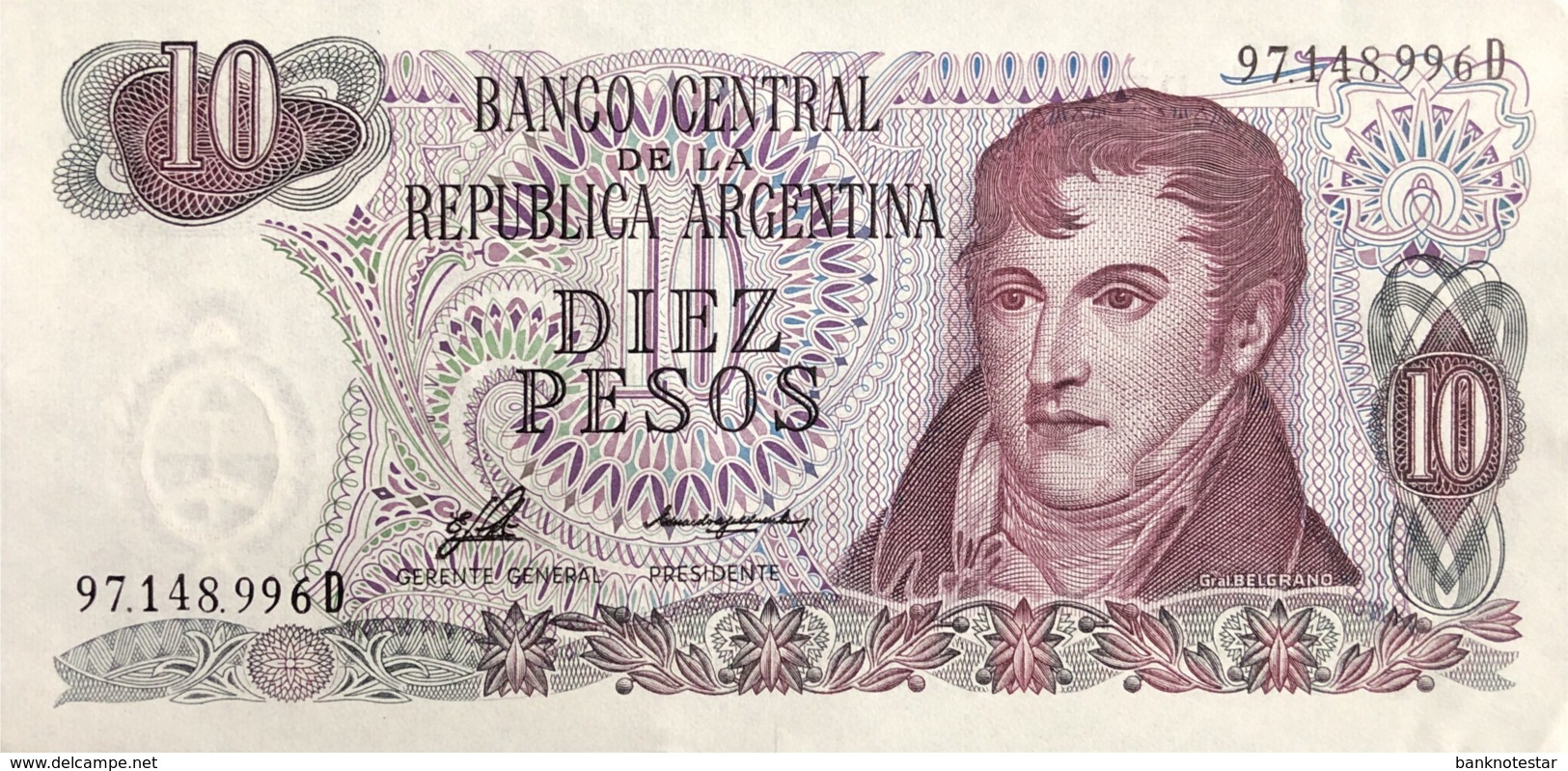 Argentina 10 Pesos, P-300 (1976) - UNC - Argentinië