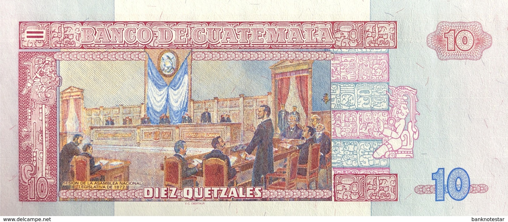 Guatemala 10 Quetzales, P-82 (16.7.1992) - UNC - Guatemala