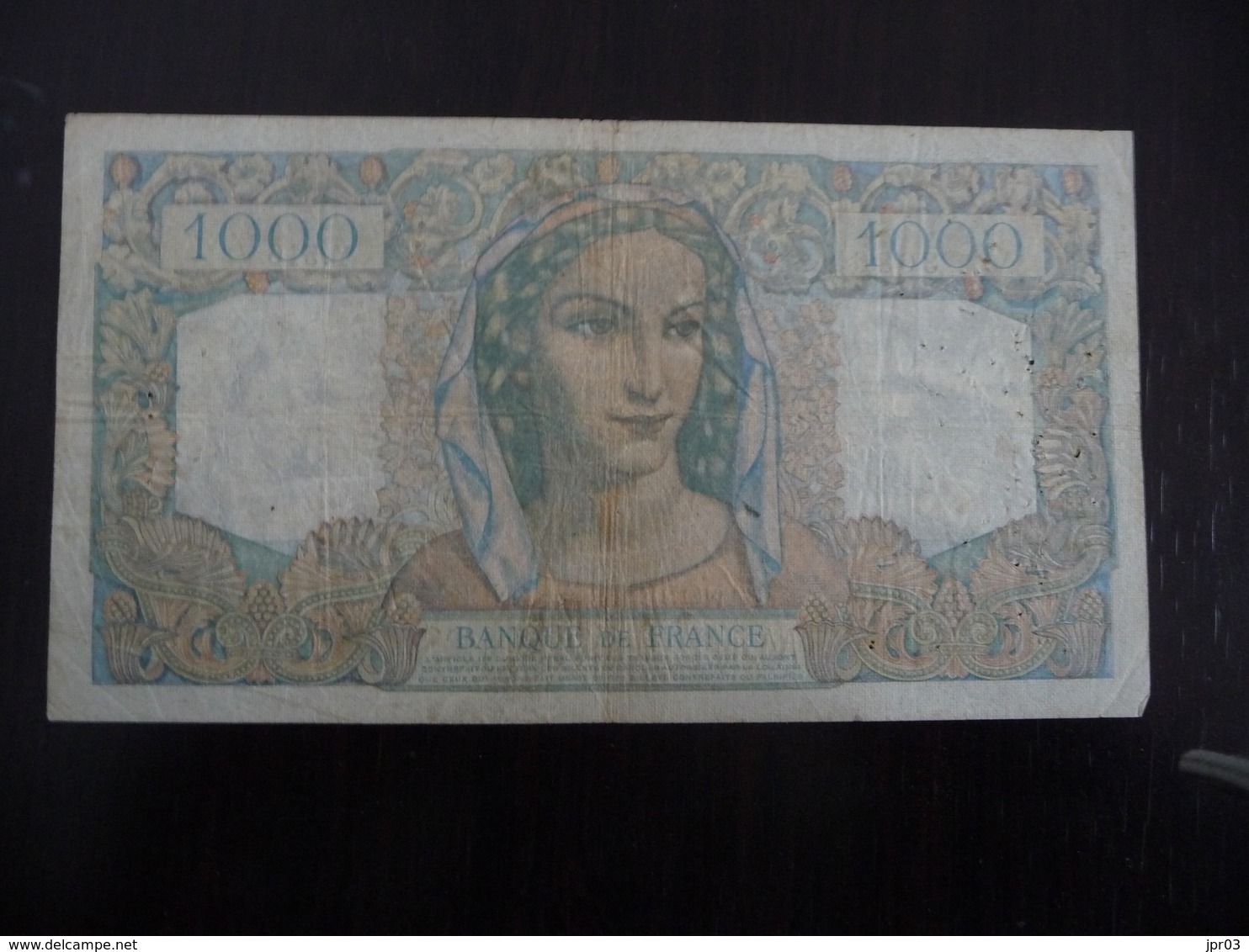 FRANCE *   MINERVE ET HERCULE -  1000  Francs   Z 2.12.1948 - 1 000 F 1945-1950 ''Minerve Et Hercule''