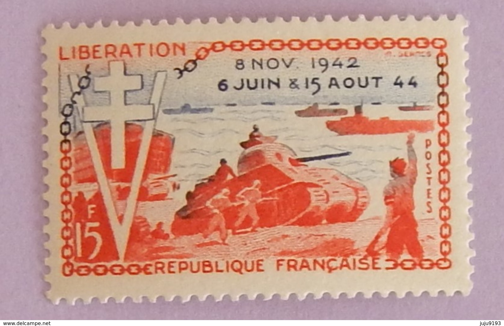 FRANCE YT 983 NEUF**MNH " 10EME ANNIVERSAIRE DE LA LIBÉRATION" ANNÉE 1954 - Nuovi