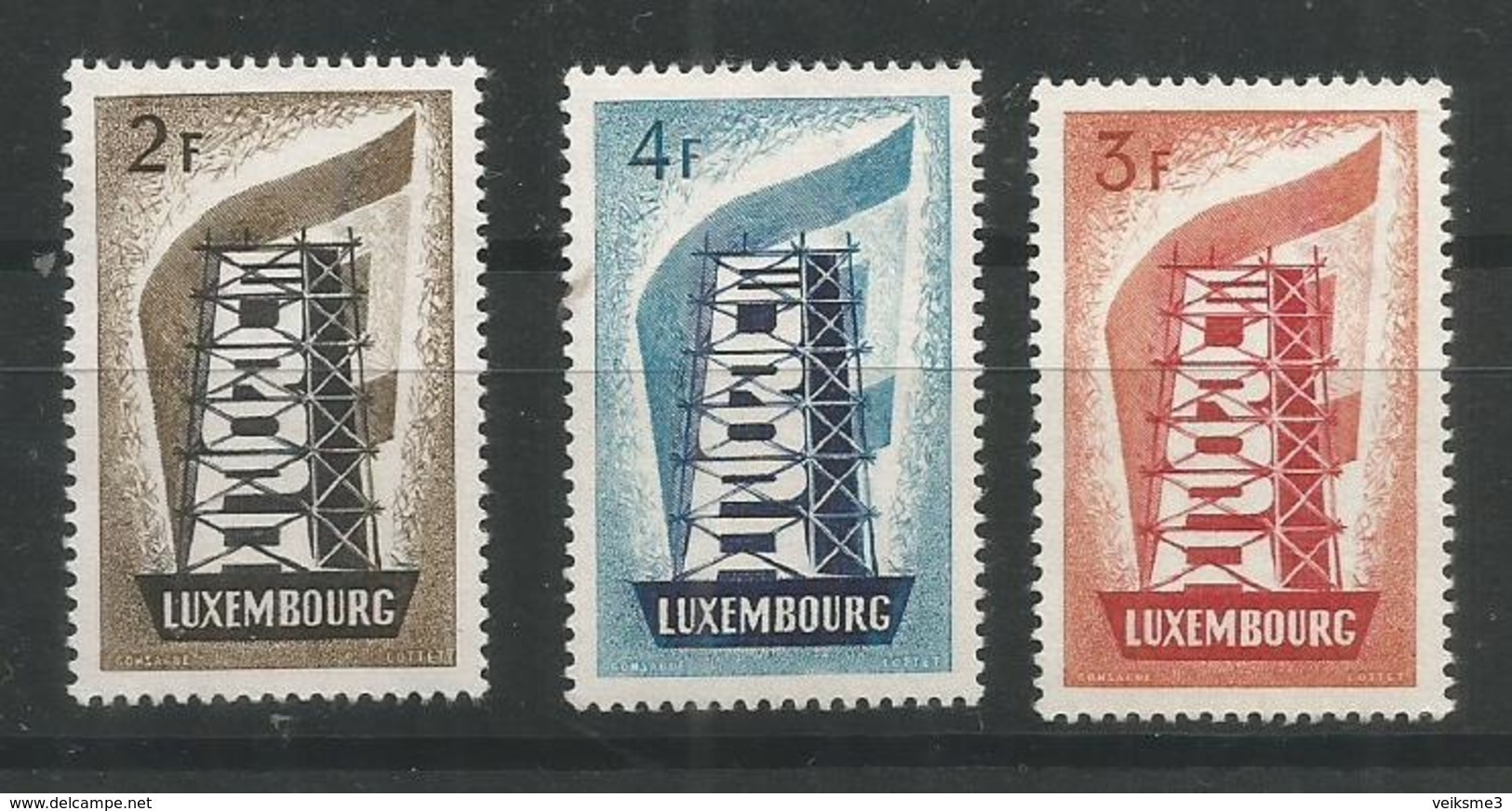 LUXEMBOURG - MNH - Europa-CEPT - Architecture - 1956 - 1956