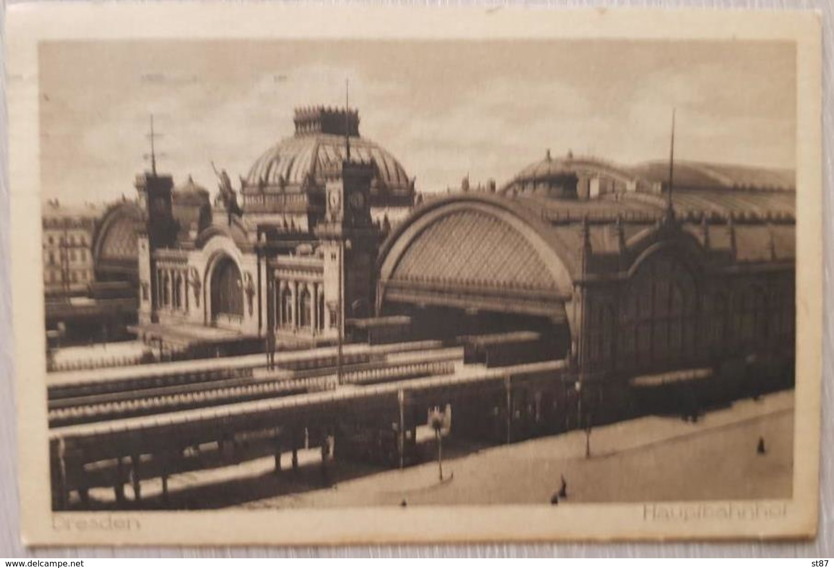 Germany Dresden Haupbahnhof 1922 - Altri & Non Classificati