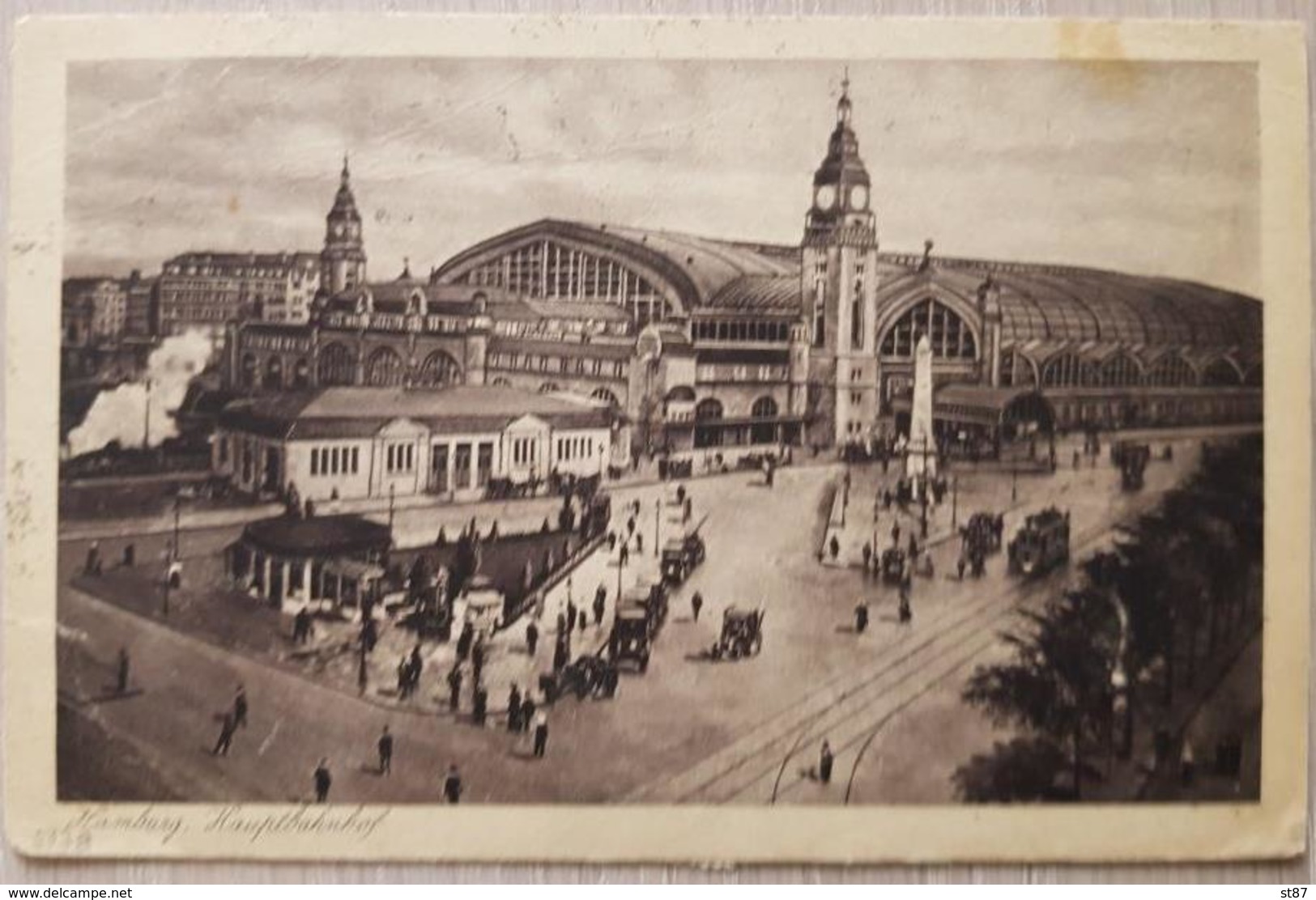 Germany Hamburg 1921 Hauptbahnhof - Altri & Non Classificati