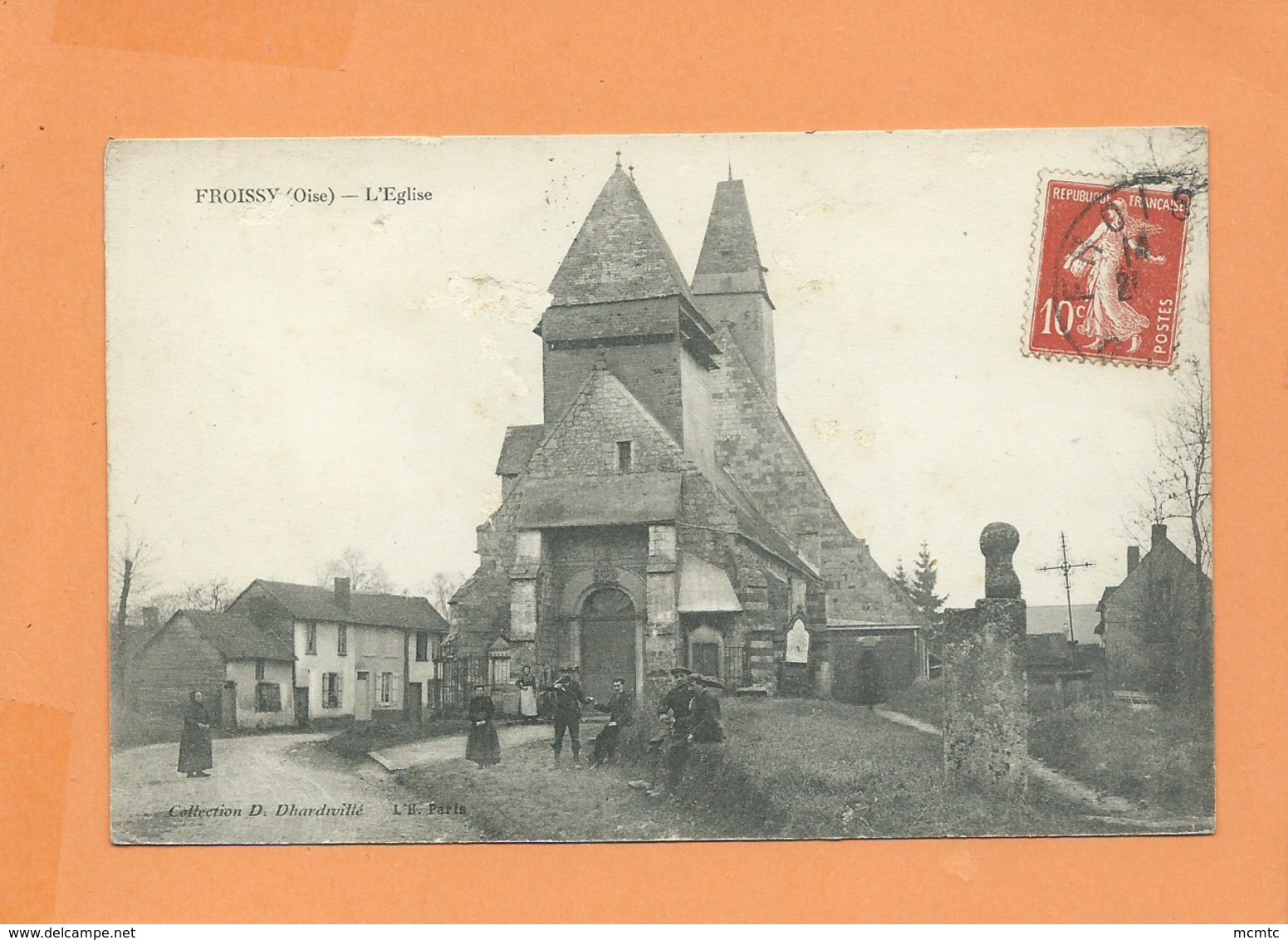 CPA Très Abîmée -  Froissy  -(Oise) - L'église - Froissy