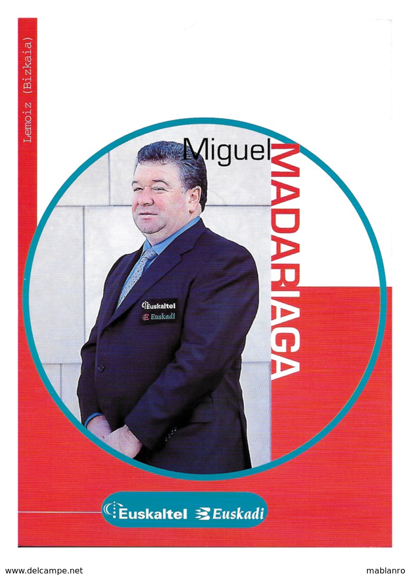 CARTE CYCLISME MIGUEL MADARIAGA TEAM EUSKALTEL 1999 - Cyclisme