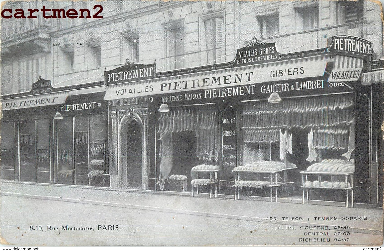 PARIS RUE MONTMARTRE COMMERCES 75 - Autres & Non Classés