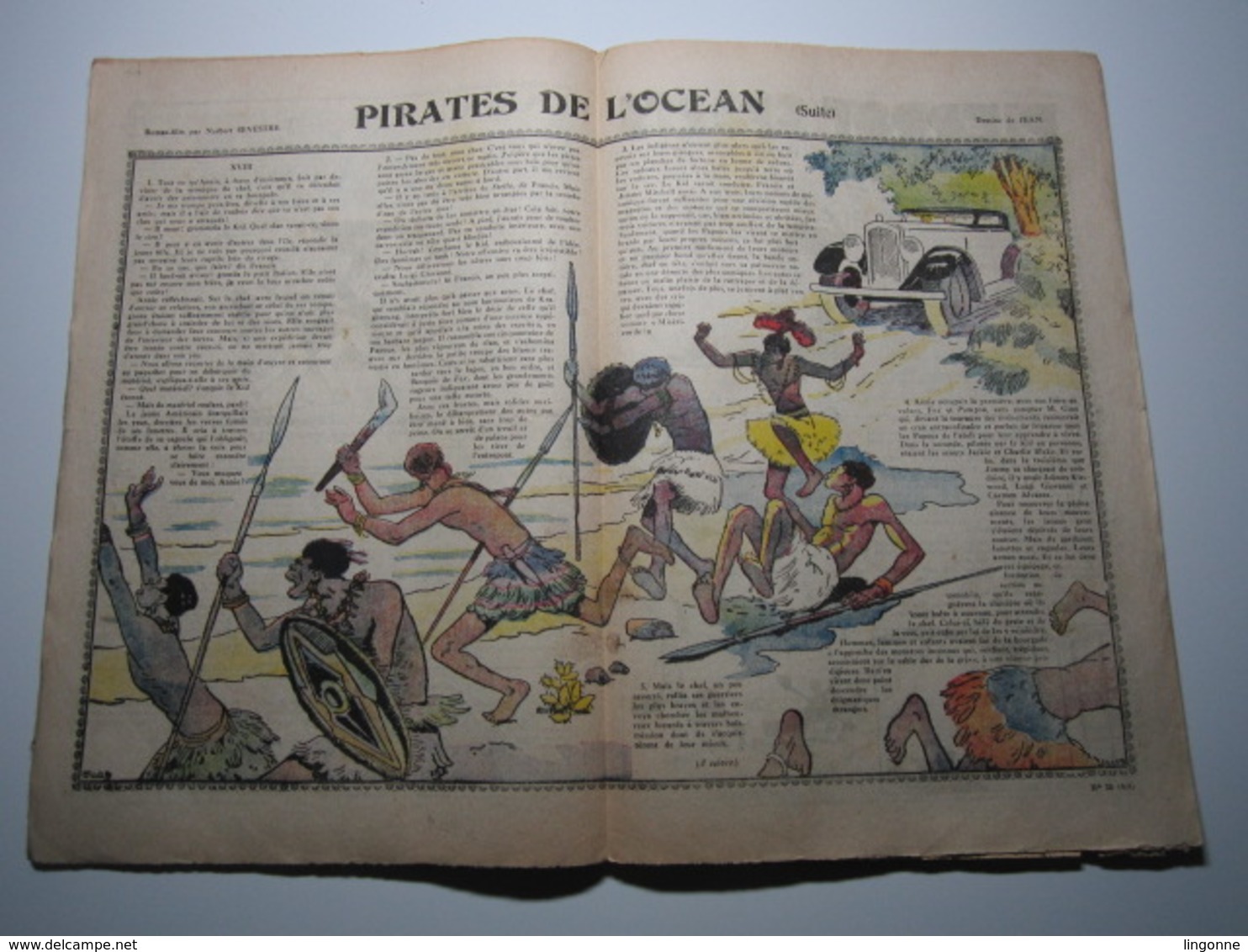 17 Septembre 1933 PIERROT JOURNAL DES GARÇONS 35Cts PIRATES DE L’OCÉAN - Pierrot