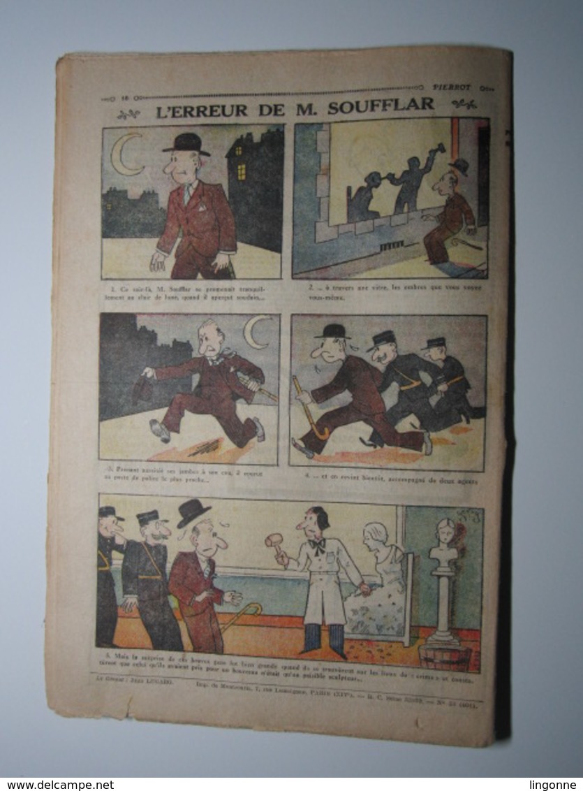 17 Septembre 1933 PIERROT JOURNAL DES GARÇONS 35Cts PIRATES DE L’OCÉAN - Pierrot