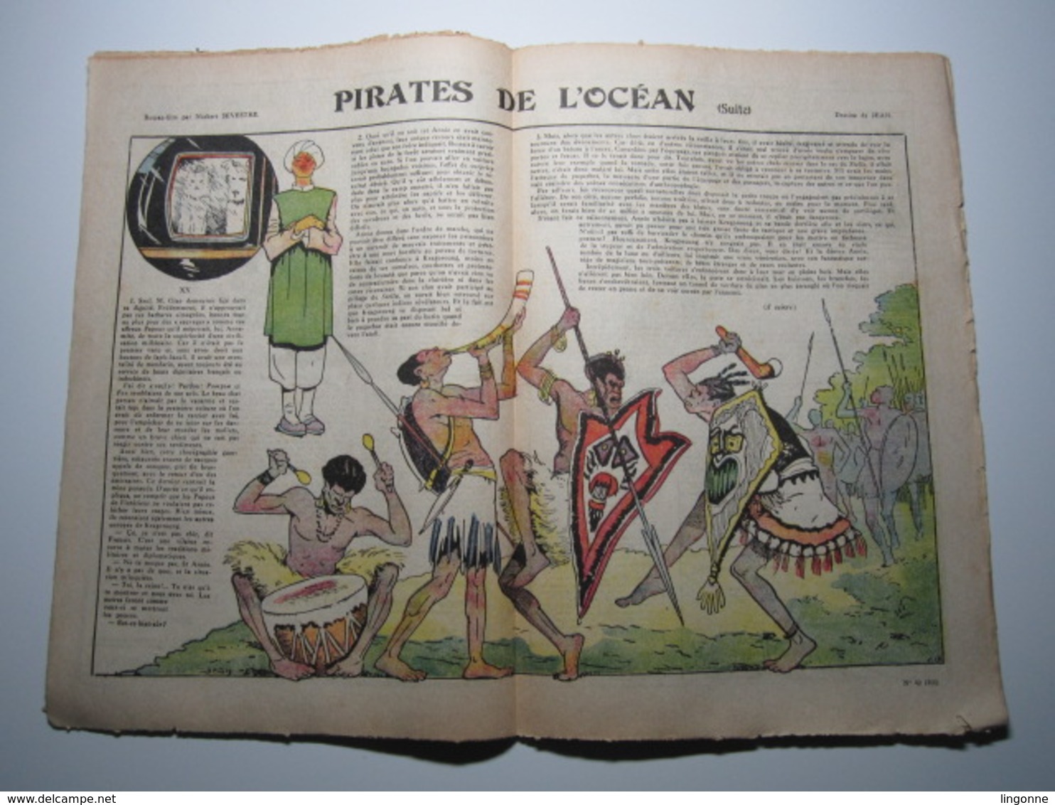 01 Octobre 1933 PIERROT JOURNAL DES GARÇONS 35Cts PIRATES DE L’OCÉAN - Pierrot