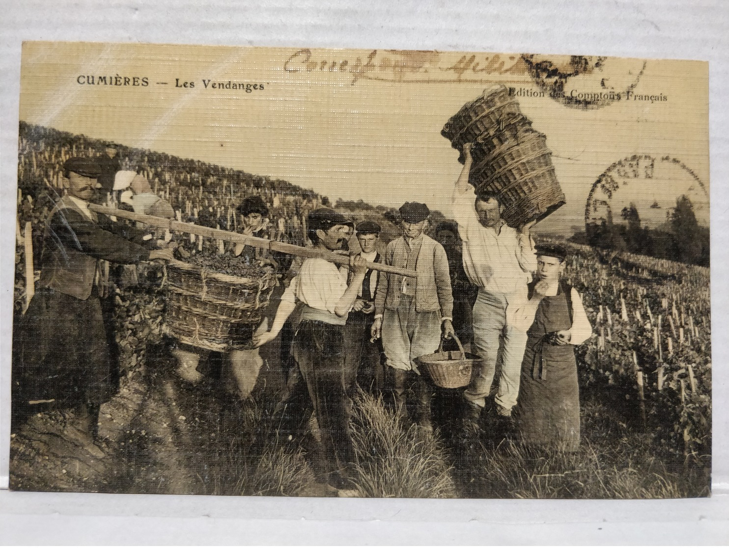 Cumières. Vendanges - Andere & Zonder Classificatie