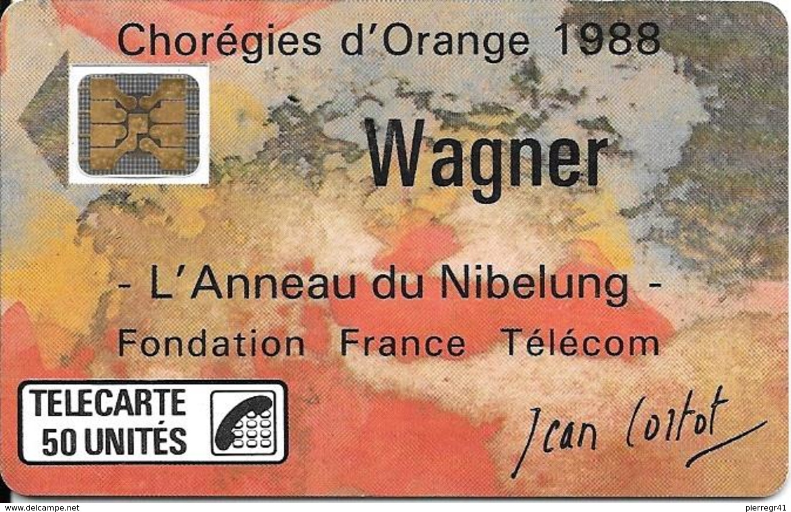 CARTE-PUBLIC-F23A-50U-SC4 On-1988-WAGNER-V°N°6Pe 102901--UTILISE-TBE - 1988