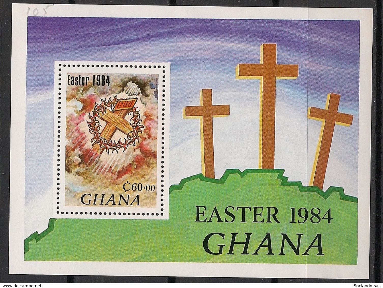 Ghana - 1984 - Bloc Feuillet BF N°Yv. 105 - Paques - Neuf Luxe ** / MNH / Postfrisch - Ghana (1957-...)