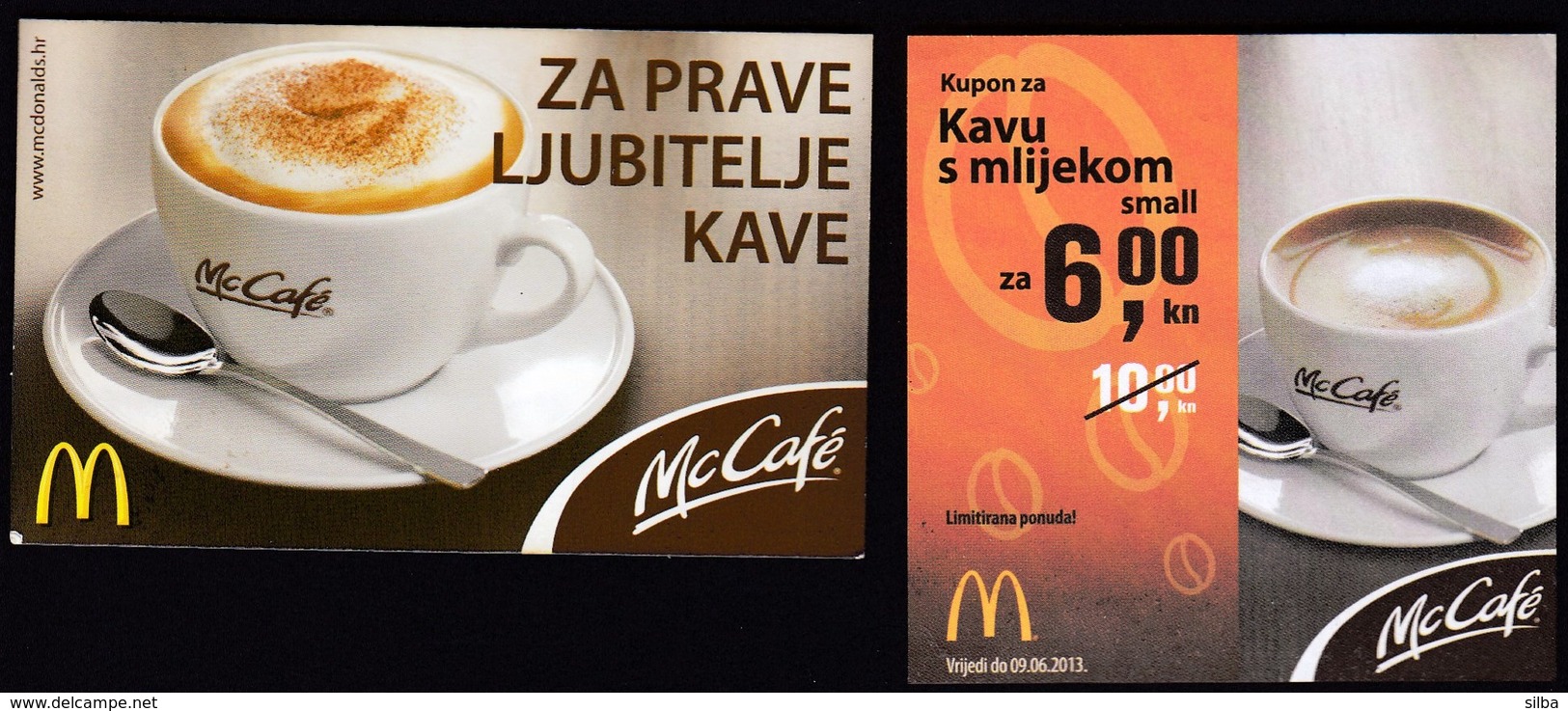 Croatia / Mc Donald's / Mc Cafe Card - McDonald's