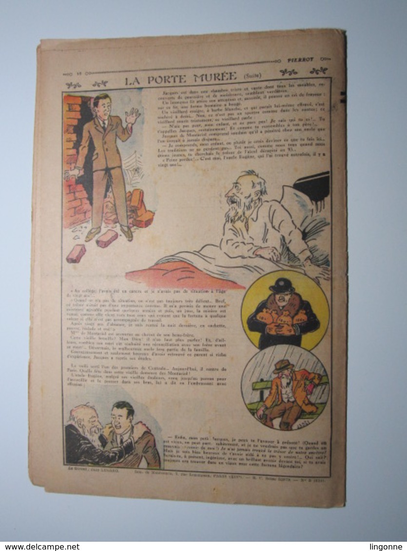 04 Février 1934 PIERROT JOURNAL DES GARÇONS 25Cts - Pierrot